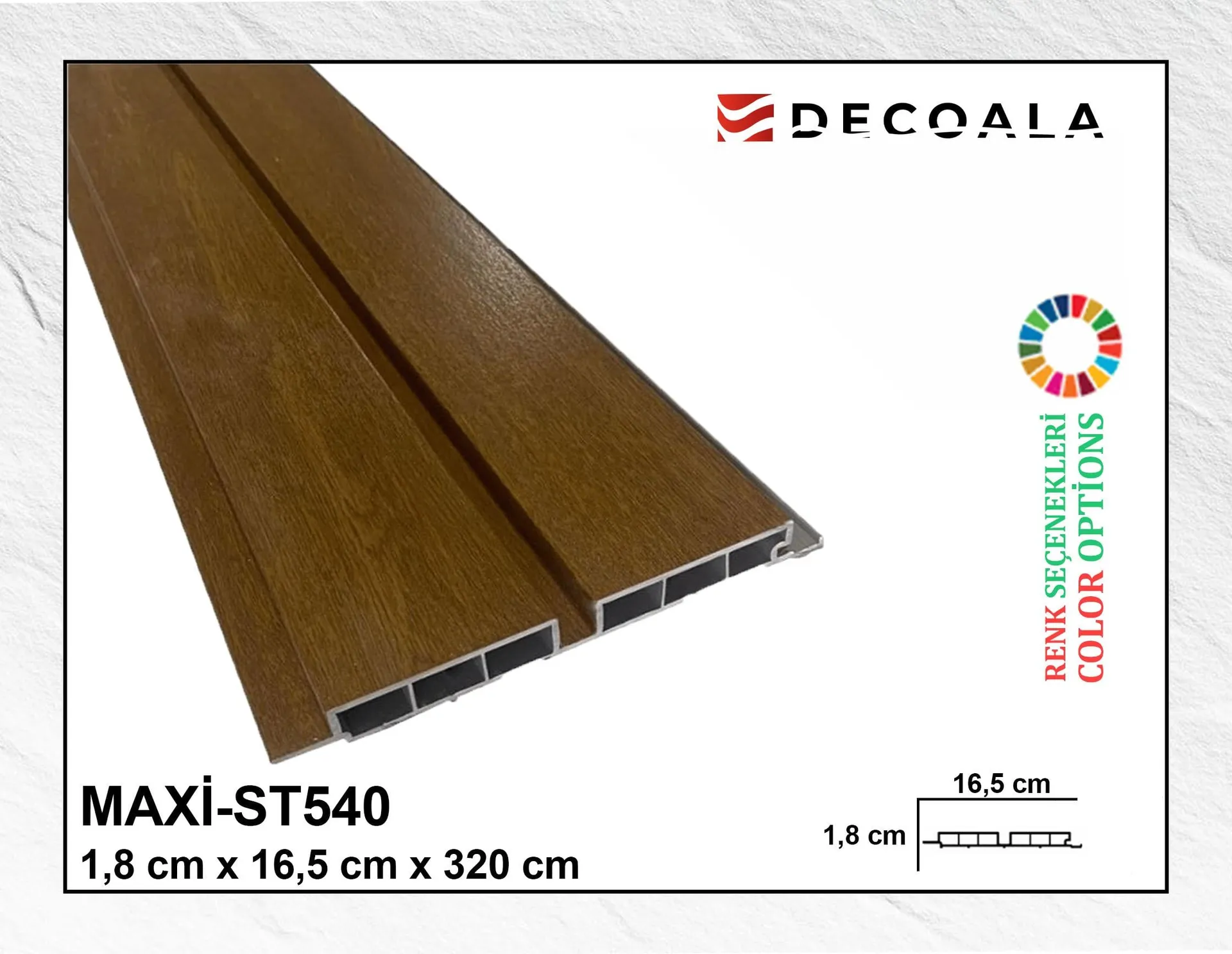 MAXİ KOMPOZİT LAMBRİ (MAXİ-ST540) görseli 2