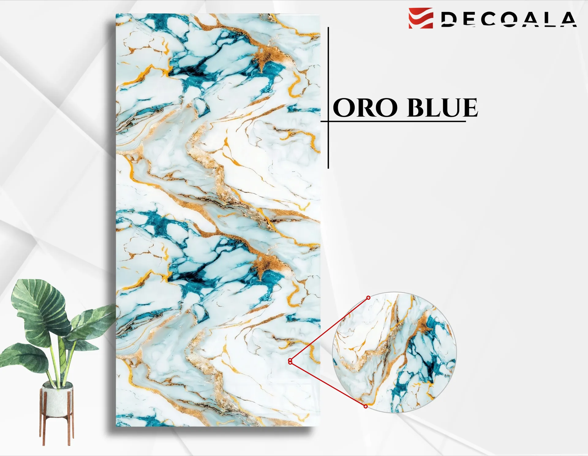 Oro Blue PVC Duvar Paneli (DM-336) görseli 2