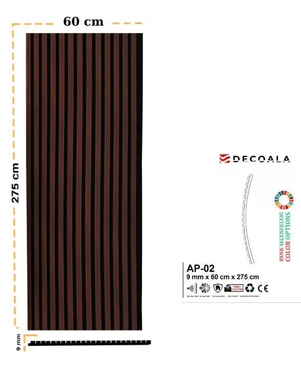 60cm Akustik Panel + Silikon Hediye görseli 6
