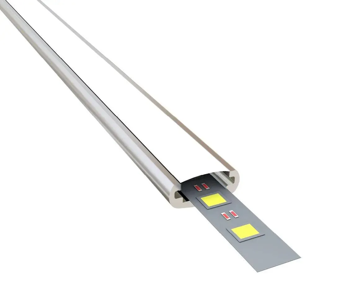12X7 OVAL AVİZE LED PROFİLİ görseli 1