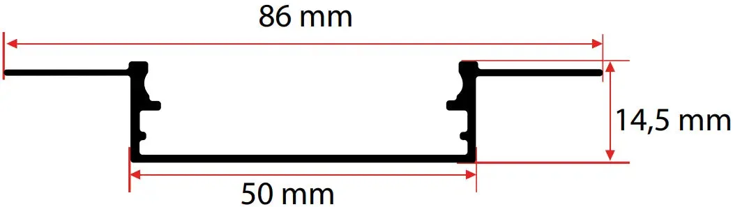 5CM Trimless LED Profili görseli 3